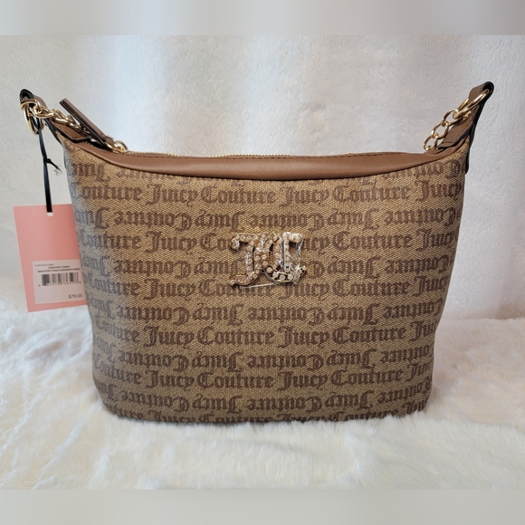 Juicy Couture Handbags - Juicy Couture Chestnut Chino Brighter than a Diamond Hobo